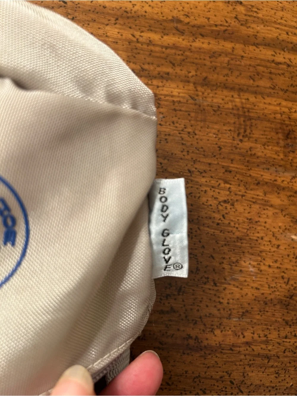 Vintage 80’s Body Glove Grey Fanny Pack with Blue Logo